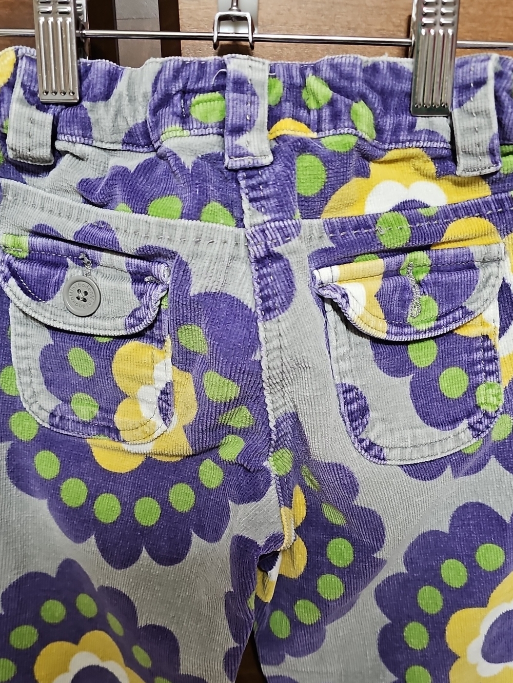 Mini Boden Funky Flared Cordouroy Pants - Picture 7 of 8